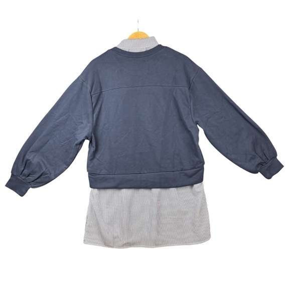 NWT Anthropologie En Elly “New York” Layered OVERSIZED Sweatshirt Dress – Sz S - Picture 12 of 16